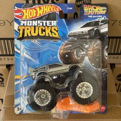 HOT WHEELS Monster Trucks - DeLorean - Back to the Future - Time Machine - Immagine 1 di 4