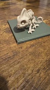 3D Printed Articulated Chameleon Skeleton-Fidget Toy - Picture 1 of 3