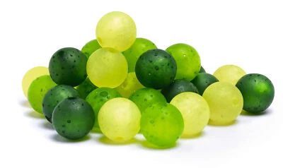 Polaris-Perlen Sweet, Ø 10 mm, Grün-Mix - Bild 1 von 2