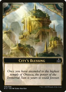 City's Blessing Token 10x - Colorless - Nelson Art - RIX Ixalan MTG Magic NM - Picture 1 of 1