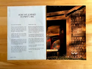 1989 Print Ad Lexus Learned To Paint Cars - Picture 1 of 2