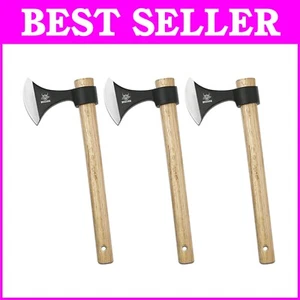 High Carbon Steel Throwing Axes 3-Pack - 16.2-Inch Tomahawks for Precision - Picture 1 of 9