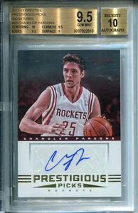 Chandler Parsons Autographed 2012-13 Panini Prestigious Picks Card (Beckett) - Picture 1 of 1