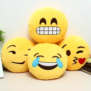 Tbs Emoji Emoticon Stuffed Pillow Cushion Soft Toy Plush - Picture 1 of 11