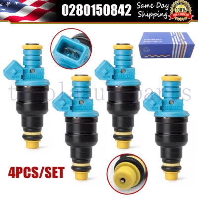 4x Inyector de combustible de alta impedancia 1600cc apto para Audi Chevy Ford 0280150842 0280150563 Foto 1 de 4