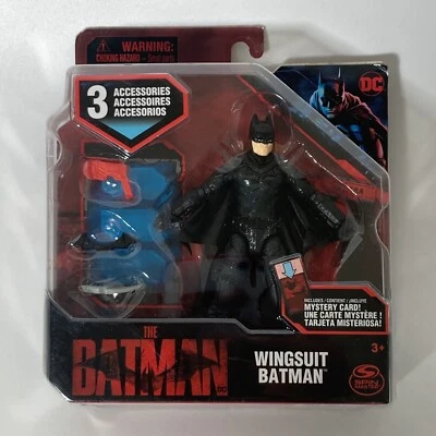 Spinmaster DC The Batman Wingsuit 4” sellado de fábrica nuevo Foto 1 de 4