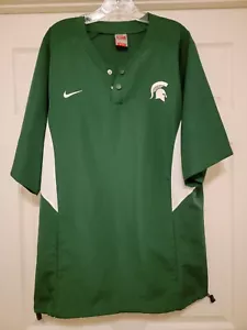 Vintage 90er Jahre Nike Michigan State Player gebraucht Team getragene Jacke L grau Nike Tag - Bild 1 von 3