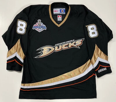 CAMISETA TEEMU SELANNE 2007 CCM ANAHEIM DUCKS STANLEY CUP GRANDE Foto 1 de 4