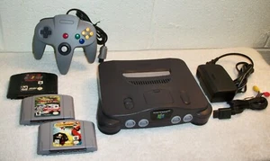 Nintendo 64 N64 OEM Spielkonsole System PRO Zustand 3 Spiele Bundle Top + Zustand - Bild 1 von 14