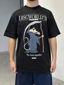 VINTAGE 90s 1996 DISCWORLD II VIDEO GAME PROMO SHIRT TEE RARE Terry Pratchett's - Picture 1 of 9