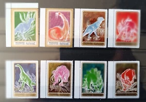 TIMBRE STAMP 8 ARABIE MANAMA Y&T#6578 DINOSAURES NEUF**/MNH-MINT 1972 ~E38 - Picture 1 of 1
