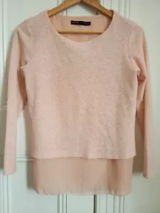 Womens Alive Girl Mesh Effect Sweater Size 8 - Picture 1 of 3