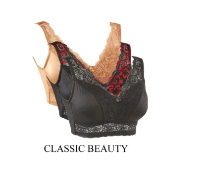 Rhonda Shear 583521 Classic Beauty 3pk Bra, Size XS - Image 1 of 2