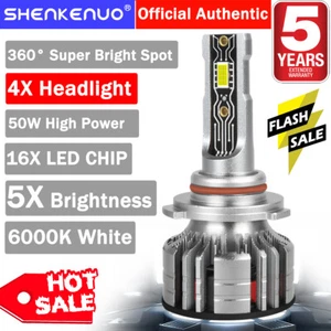 4x 9005 H11 LED Combo Bulbs Headlights High Low Beam A8D For Peterbilt 579 389 - Picture 1 of 16