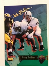  1995 Signature Rookies Tetrad Autobilia #80 Kerry Collins