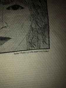 Vintage 1996 "THE BEATLES" REVOLVER 2-SIDED PRINT Waffle Weave T-Shirt Size XL - Picture 1 of 11