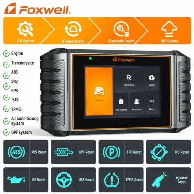 FOXWELL Peugeot Boxer Diagnostic Tool ABS SRS DPF OIL EPB SAS Injector Coding NT726