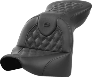 Saddlemen Roadsofa Black Lattice Stitch Seat for 2018-20 Harley Softail Breakout - Picture 1 of 1