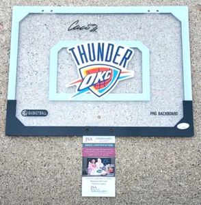 CASON WALLACE OKC Thunder backboard FIRMATO JSA COA Oklahoma City Basket - Foto 1 di 3