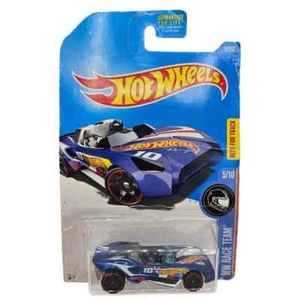 Carbonic 2015 #5/250 Hot Wheels Race Team Blue/White & Yellow Stripes #10 Auto - Bild 1 von 7