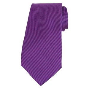 NAUTICA Mens Silk Tie Purple Navy Striped Woven 3.25 Classic Designer Necktie - Picture 1 of 6