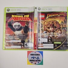 LEGO Indiana Jones and Kung Fu Panda Dual Pack (Xbox 360) CIB, SEE DESCRIPTION