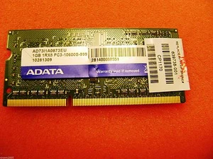 ADATA 1GB PC3-10600 DDR3-1333 Laptop Memory RAM * AD731A0873EU - Picture 1 of 5