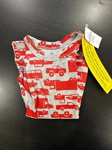 Gap Pajama Set Short Sleeve Shirt And Short with Cars 2 Pieces Size 4 Years NEW - Picture 1 of 3