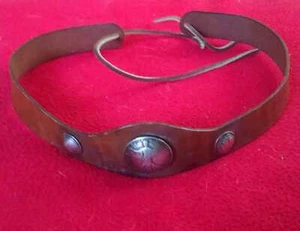 Cappello Fascia Concho Silver Dime 1941 Argento Mezzo Dollaro 1943 Silver Dime 1945 - Foto 1 di 7