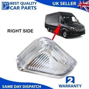 RIGHT SIDE MIRROR WHITE INDICATOR FITS MERCEDES-BENZ SPRINTER 06 ON A0018229020 - Picture 1 of 6