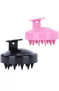 2 pcs cepillos de champú ,masajeador para el cuero cabelludo, silicona masaje - Picture 1 of 9