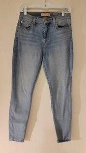 7 For All Mankind The High Waist Skinny Größe W28 x 28 Schrittlänge Damen Blue Jeans  - Bild 1 von 9