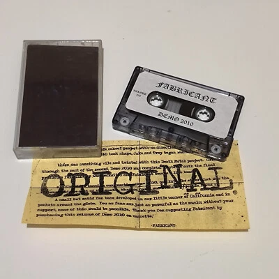 Fabricant - Demo 2010 - official indonesia tapes LIMITED edition death metal - Image 1 of 4