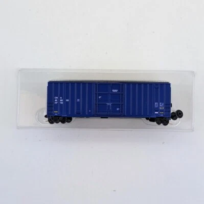LBF 5517 N Scale Box Car - Canadian National Blue - Image 1 of 3