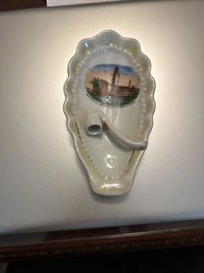 Souvenir China Ash Tray Pipe Mooseheart, Illinois Ca. 1910 Campanile Near Aurora - Picture 1 of 5