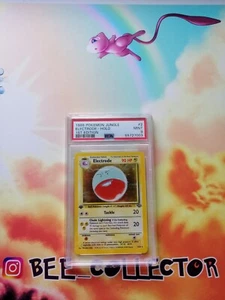 UK SELLER! Pokémon TCG wotc 1st Ed Jungle holo Electrode PSA 9 2/64 MINT - Picture 1 of 2