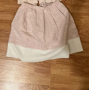 Bonpoint Girls Pale Pink Flared Skirt Size 10 - Picture 1 of 3