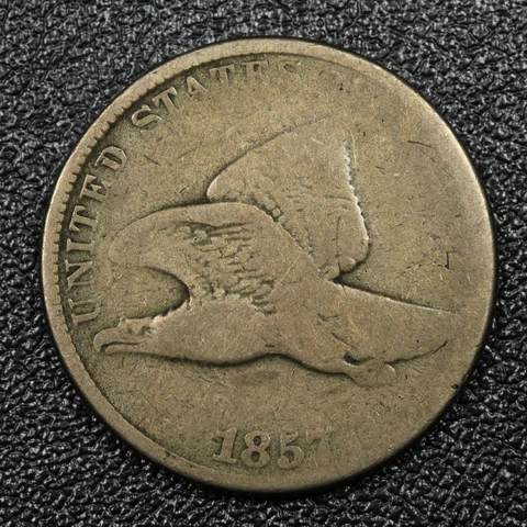 1857 Flying Eagle Cent Cover