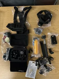 Zookki GoPro Hero 12, 11, 10, 9, 8, 7, 6, 5, 4,& 3 Accessories Kit Black - Picture 1 of 18