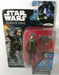 Star Wars Rogue One Sergeant Jyn Erso (JEDHA)  Figure 3.75 Inch Wave 2 New! - Picture 1 of 5