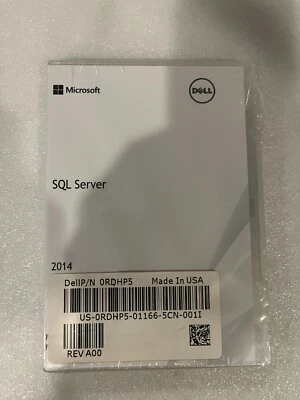 Microsoft SQL Server 2014 Standard with Product Key for Dell Server, Sealed - Image 1 of 2