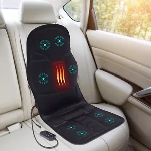 Massage-Sitzauflage Massagesessel Auflage m/Sitzheizung+Adapter für Auto/Zuhause - Bild 1 von 24