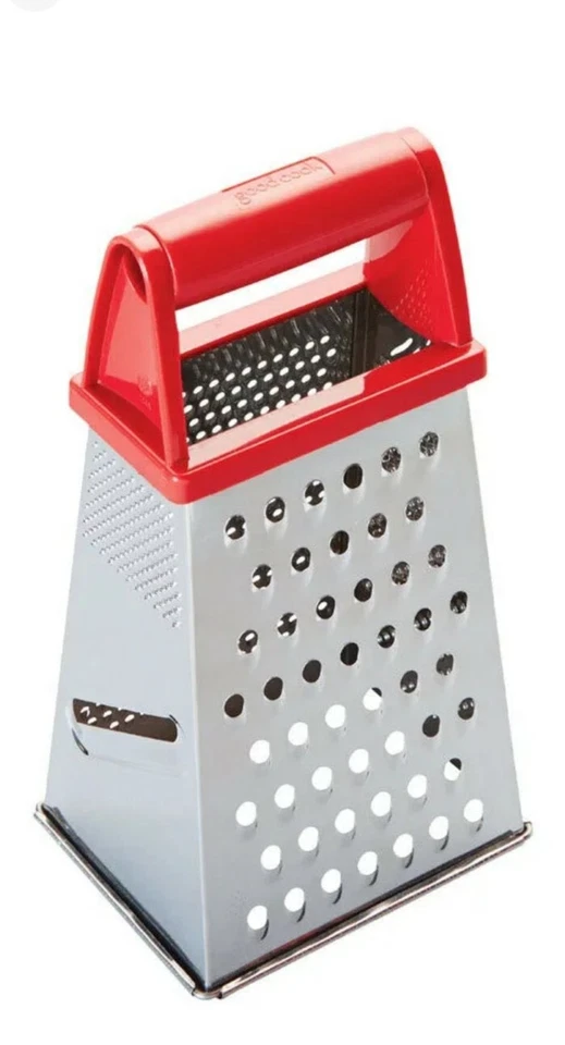 Good Cook Silver/Red Stainless Steel Box Grater - Image 1 of 1