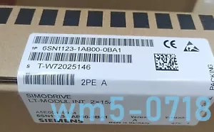 Módulo de alimentación SIEMENS 6SN1123-1AB00-0BA1 SIMODRIVE 611 1 PIEZA nuevo envío rápido - Imagen 1 de 8