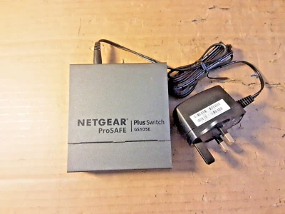 Netgear Prosafe plus Switch 5 Port Gigabit Ethernet GS105E v2 - Image 1 of 4