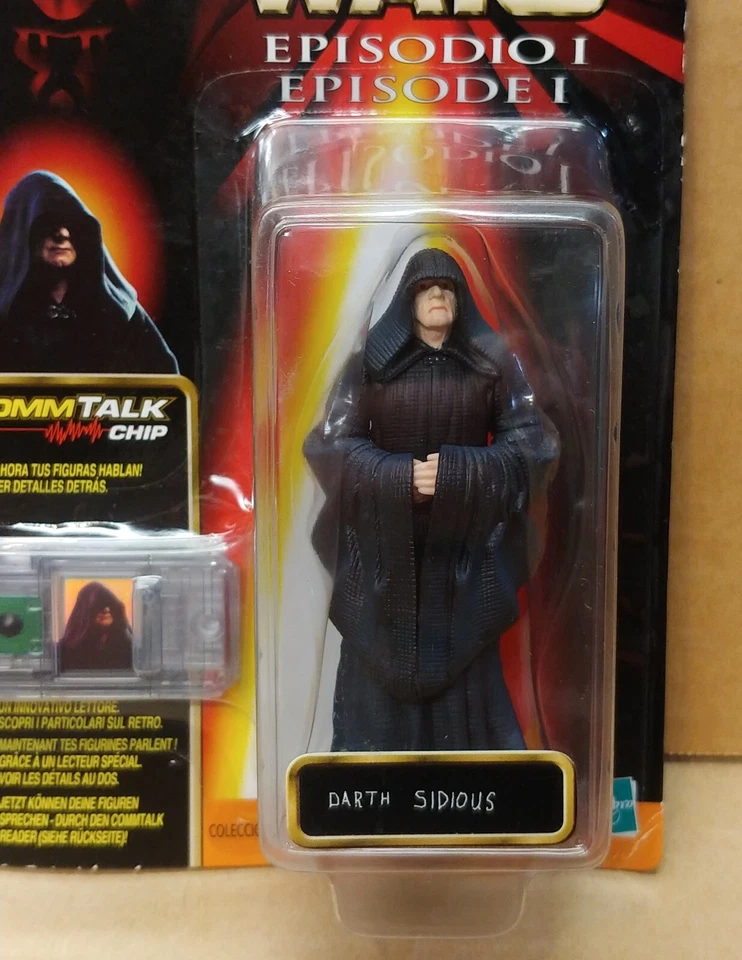 Star Wars Episode 1 Prototype Pre-production Sample Darth Sidious Scrawled Text - Image 1 of 4