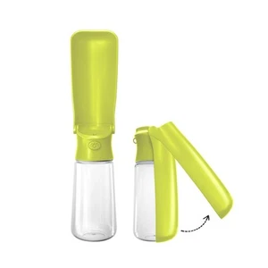 Foldable Portable Dog Water Bottle Puppy Water Dispenser with Drinking Feeder... - Picture 1 of 7