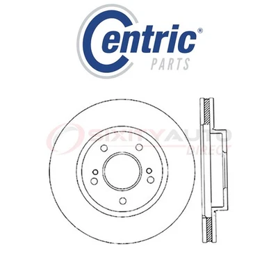 Centric C-TEK Disc Brake Rotor for 1999-2001 Nissan Maxima 3.0L V6 - Kit Set ti Foto 1 de 4