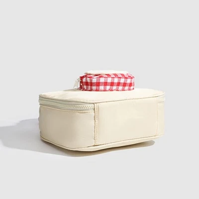 Toiletry Bag Large Capacity Makeup Bag Handheld Wash Bag Lovely Cosmetic Bag - Image 1 of 4