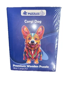 Rompecabezas Corgi para perros piezas de madera premium tamaño grande/A3 nueva caja sellada - Imagen 1 de 2
